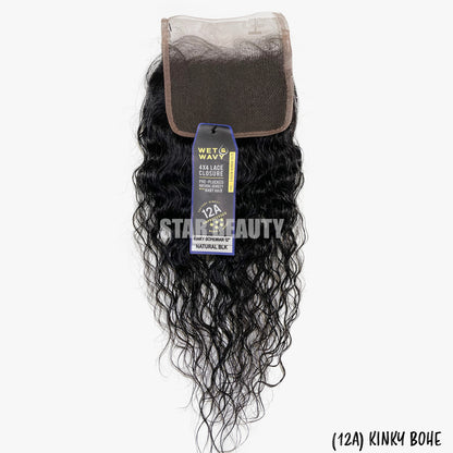 SENSATIONNEL 12A Wet & Wavy 4X4 HD Lace Closure 12"