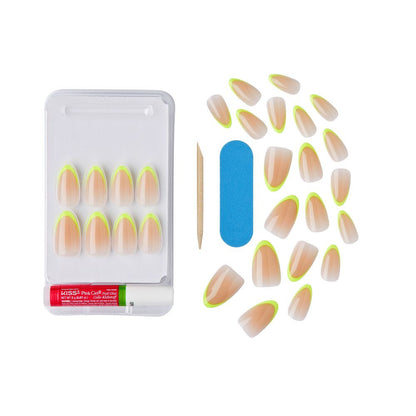KISS Salon Acrylic French Nails - HYPE