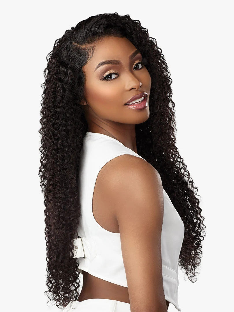 SENSATIONNEL 13A Glueless 100% Human Hair 13x4 Frontal HD Lace Wig - Bohemian Curl 20"