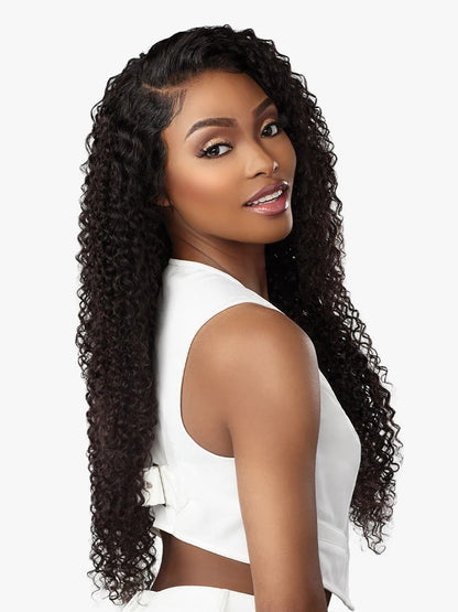 SENSATIONNEL 13A Glueless 100% Human Hair 13x4 Frontal HD Lace Wig - Bohemian Curl 20"