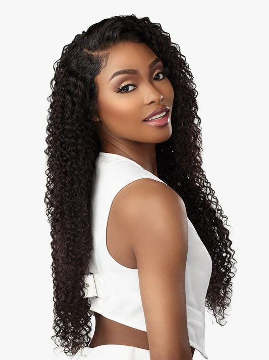 SENSATIONNEL 13A Glueless 100% Human Hair 13x4 Frontal HD Lace Wig - Bohemian Curl 20"