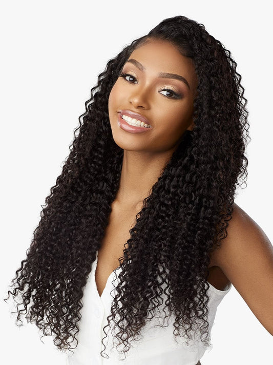 SENSATIONNEL 13A Glueless 100% Human Hair 13x4 Frontal HD Lace Wig - Bohemian Curl 20"