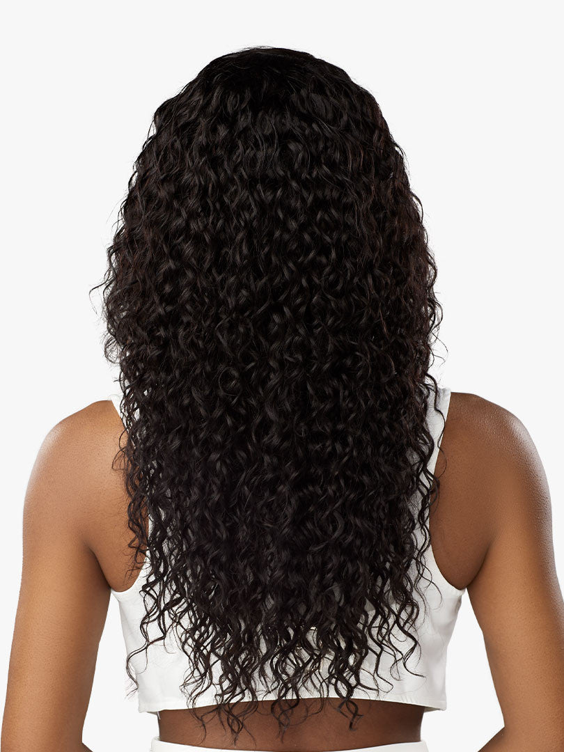 SENSATIONNEL 13A Glueless 100% Human Hair 13x4 Frontal HD Lace Wig - Deep Wave (24"-28")