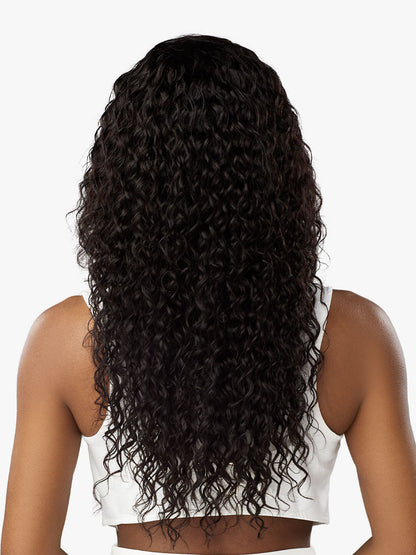 SENSATIONNEL 13A Glueless 100% Human Hair 13x4 Frontal HD Lace Wig - Deep Wave (24"-28")