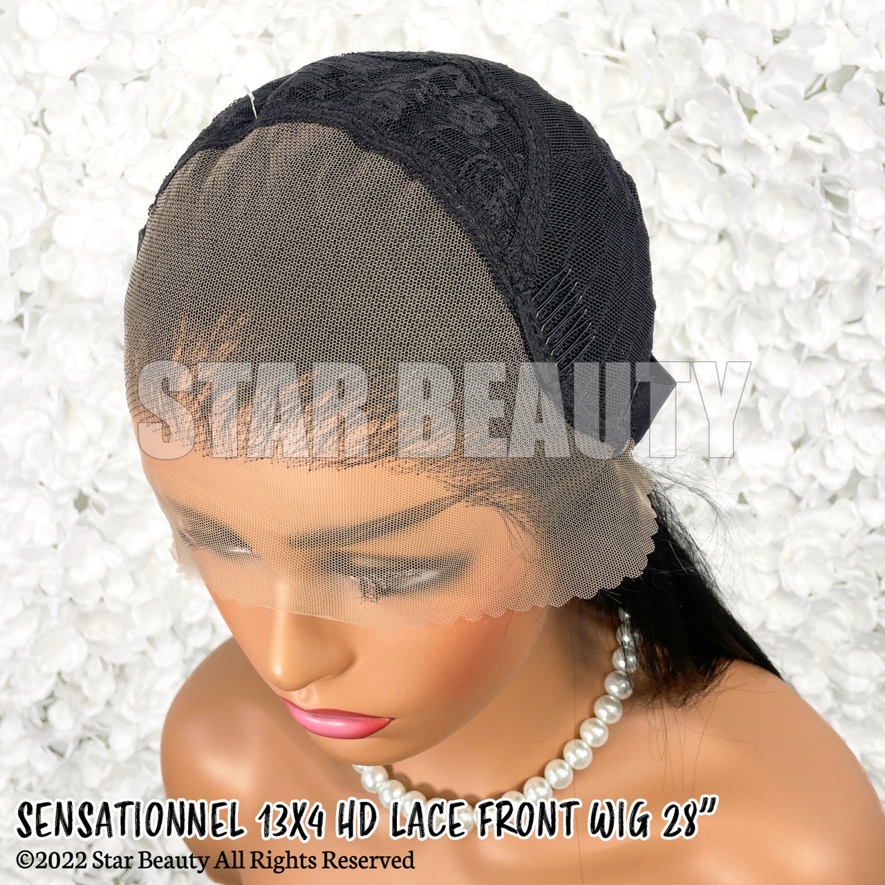 SENSATIONNEL 100% Human Hair 13A Glueless 13x4 Frontal HD Lace Wig - Straight (20"-34")