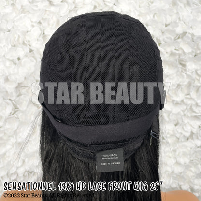 SENSATIONNEL 100% Human Hair 13A Glueless 13x4 Frontal HD Lace Wig - Straight (20"-34")