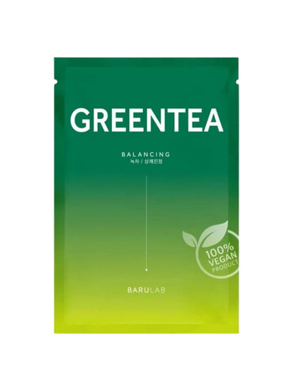 BARULAB The Clean Vegan Green Tea Mask (1 sheet)