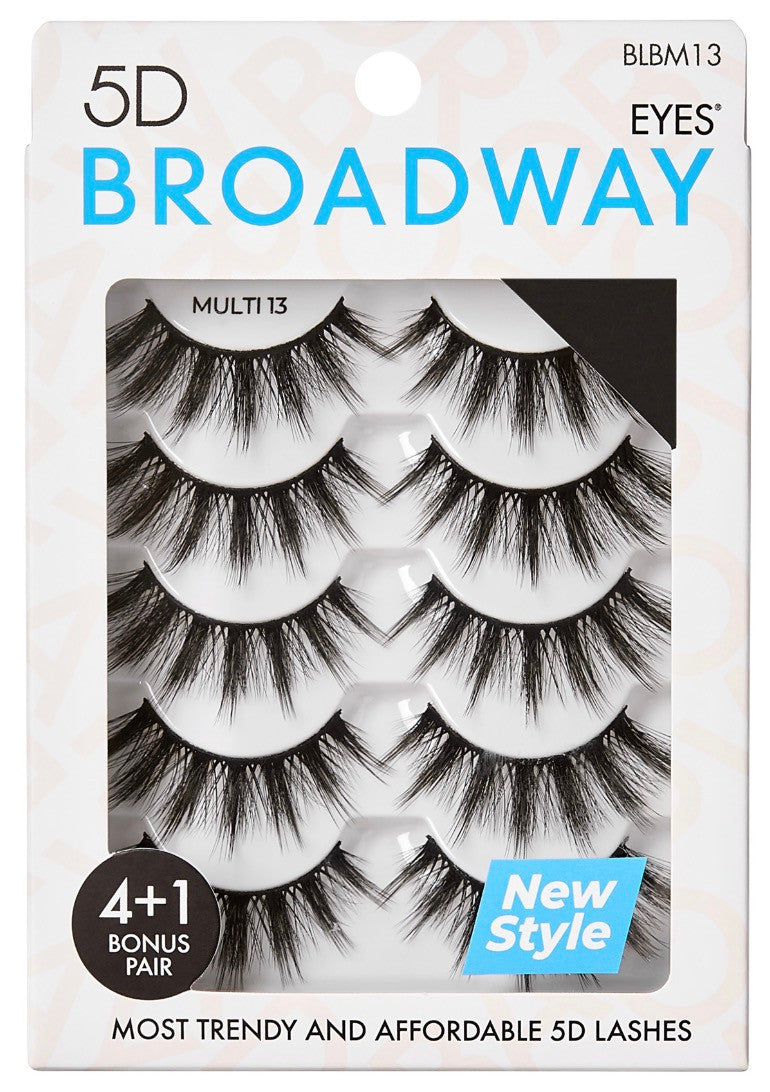 KISS Broadway 5D Lashes 5 Pair Multipack (30 Styles)