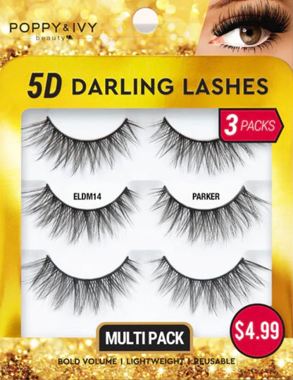 ABSOLUTE Poppy & Ivy5D Darling Lashes - 3 Pairs