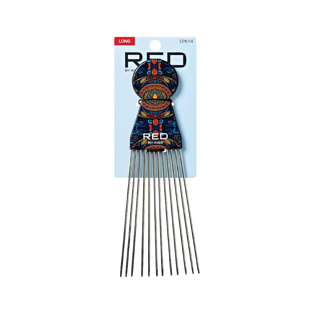 RED Soul Pik Curly Hair & Afros Hair Pick