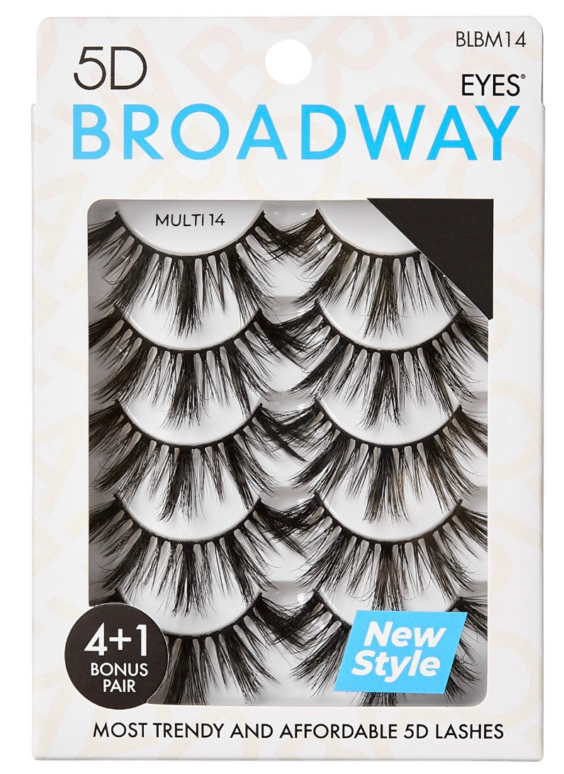 KISS Broadway 5D Lashes 5 Pair Multipack (30 Styles)