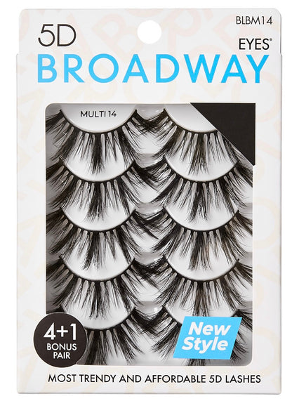 KISS Broadway 5D Lashes 5 Pair Multipack (30 Styles)