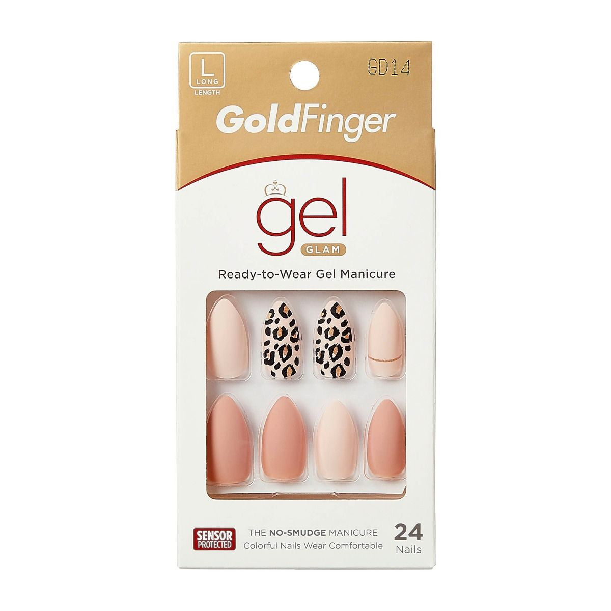 Kiss Gold Finger Gel Full Cover Nails