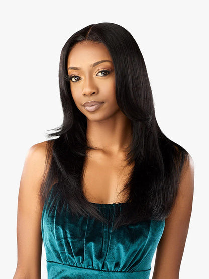 SENSATIONNEL 100% Virgin Human Hair 5X5 HD Lace Closure Wig - 15A Straight (20"-24")