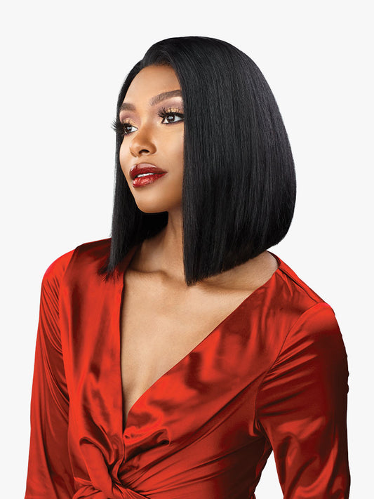SENSATIONNEL 100% Virgin Human Hair 13X4 HD Lace Part Wig - 15A BOB 10
