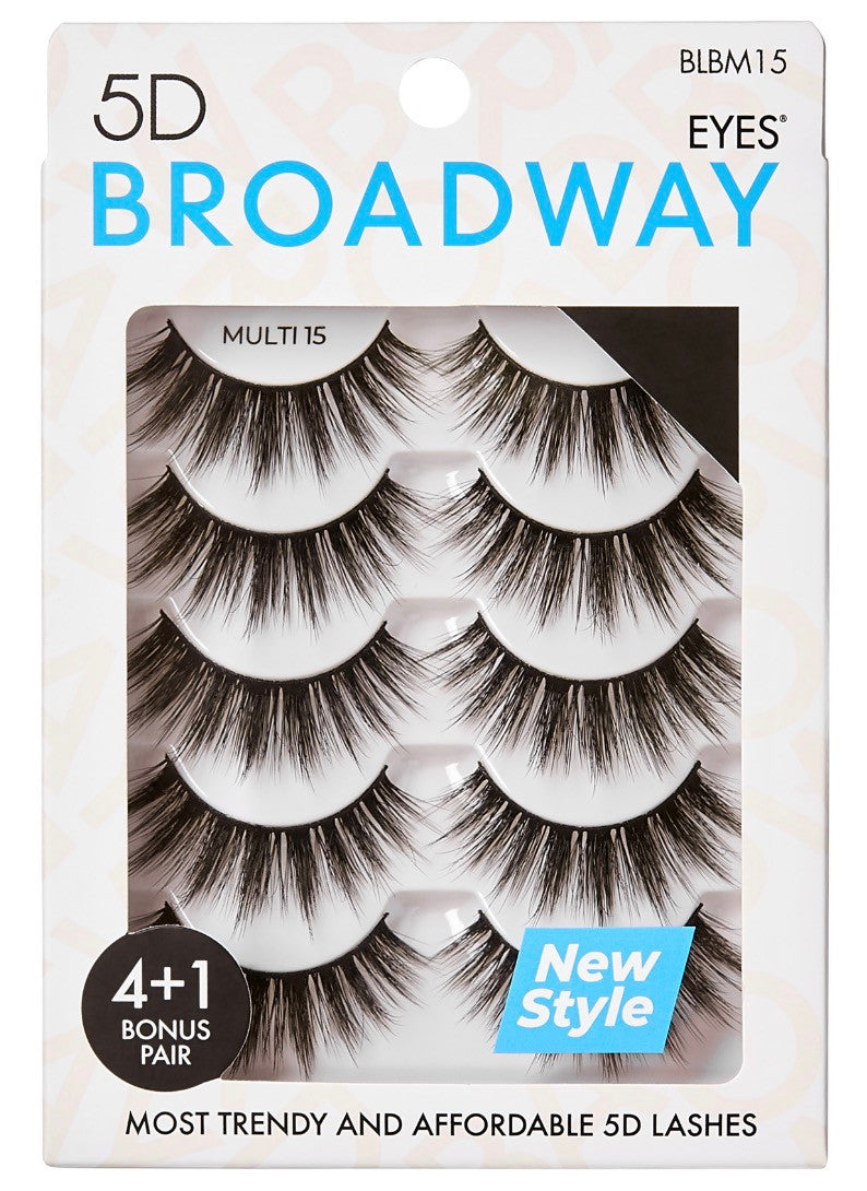 KISS Broadway 5D Lashes 5 Pair Multipack (30 Styles)