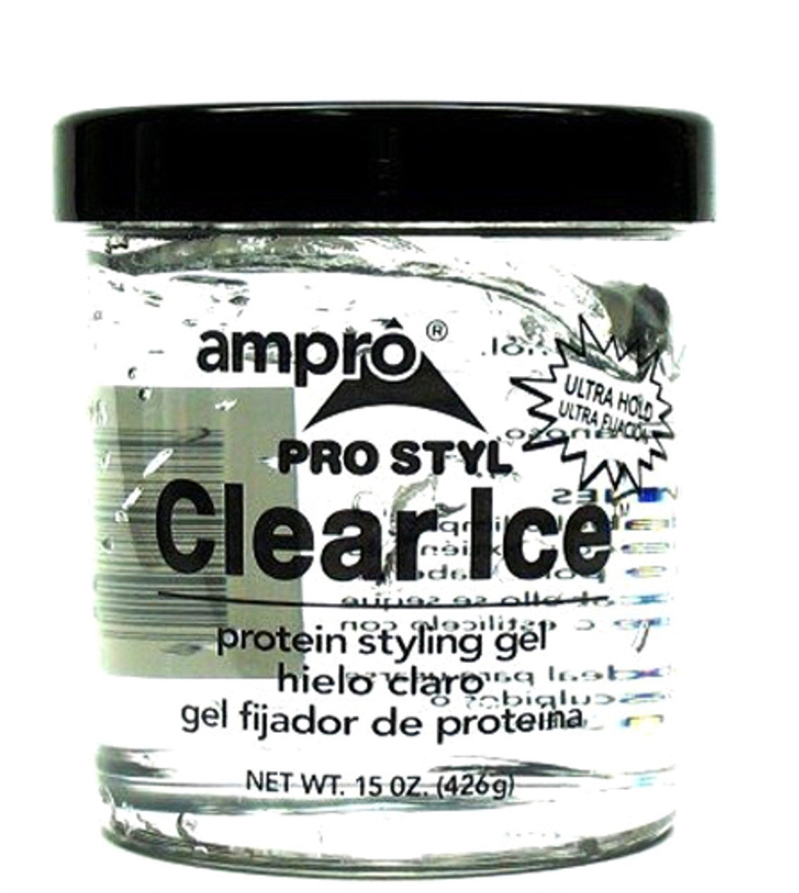 Ampro Pro Style Clear Ice Ultra Hold Protein Styling Gel - Ultra Hold