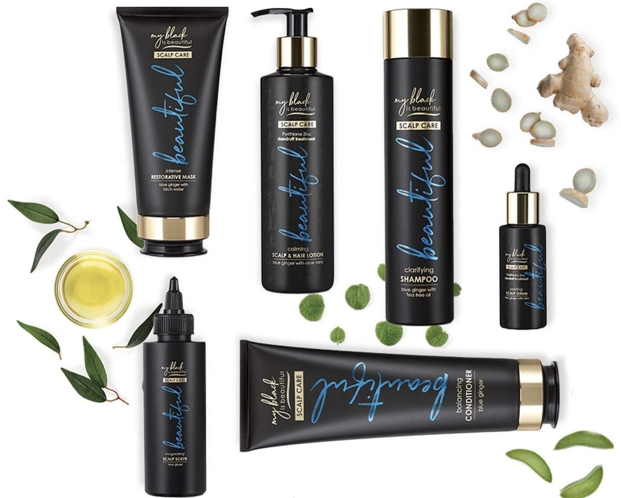 MBIB Blue Ginger Calming Scalp & Hair Lotion
