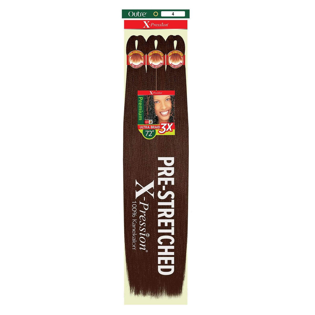 OUTRE 3X X-Pression Pre-Stretched Braid 72"
