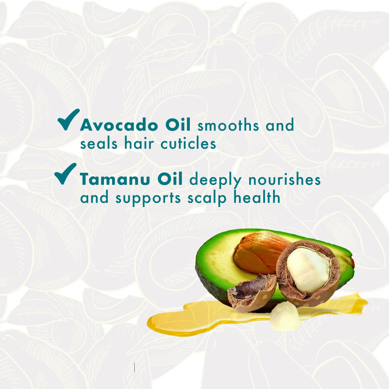 Mielle  Avocado & Tamanu Anti-Frizz Stay Straight Serum