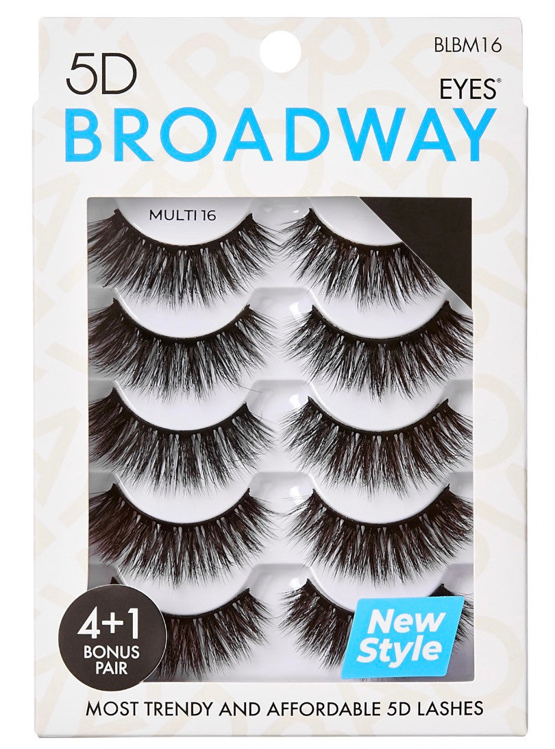 KISS Broadway 5D Lashes 5 Pair Multipack (30 Styles)