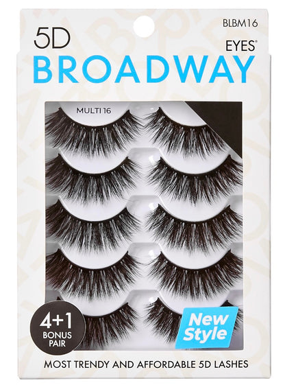 KISS Broadway 5D Lashes 5 Pair Multipack (30 Styles)