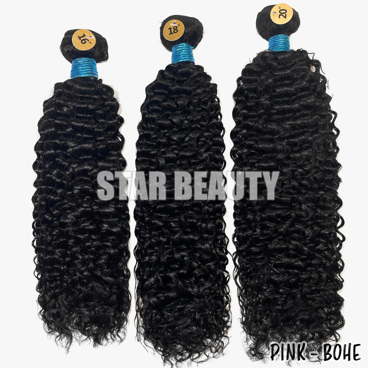 15A PINK LEMON Brazilian 3 Bundle Multi Pack - Bohemian Curl
