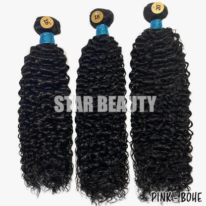 15A PINK LEMON Brazilian 3 Bundle Multi Pack - Bohemian Curl