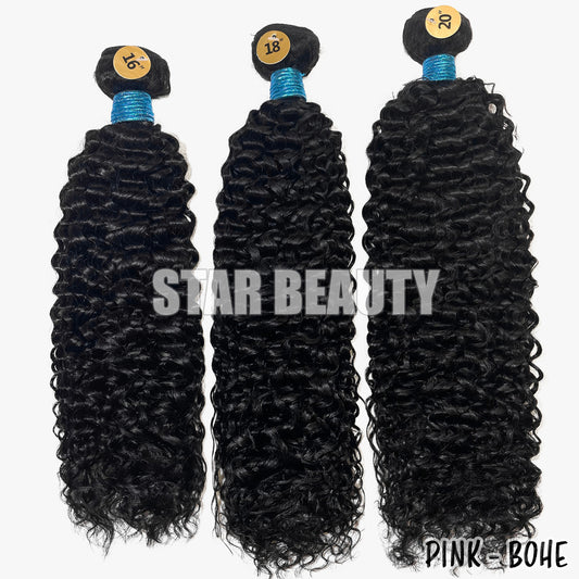 15A PINK LEMON Brazilian 3 Bundle Multi Pack - Bohemian Curl