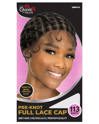 URBAN BEAUTY Queen B Braid Pre-Knot Full Lace Cap