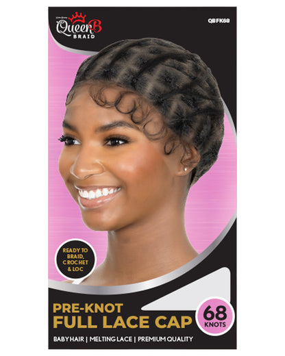 URBAN BEAUTY Queen B Braid Pre-Knot Full Lace Cap