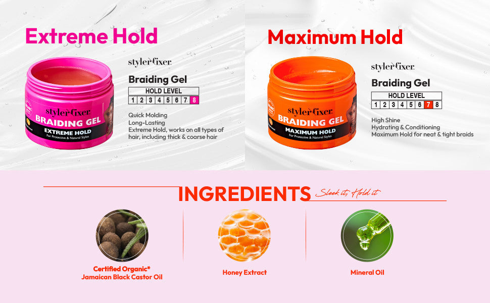 [WHOLESALE] RED Styler Fixer Braiding Gel – Maximum Hold