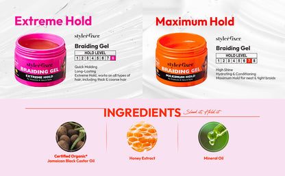 [WHOLESALE] RED Styler Fixer Braiding Gel – Maximum Hold