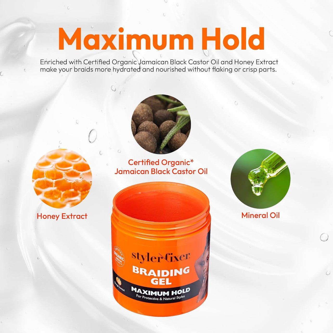 [WHOLESALE] RED Styler Fixer Braiding Gel – Maximum Hold
