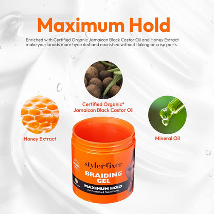 [WHOLESALE] RED Styler Fixer Braiding Gel – Maximum Hold