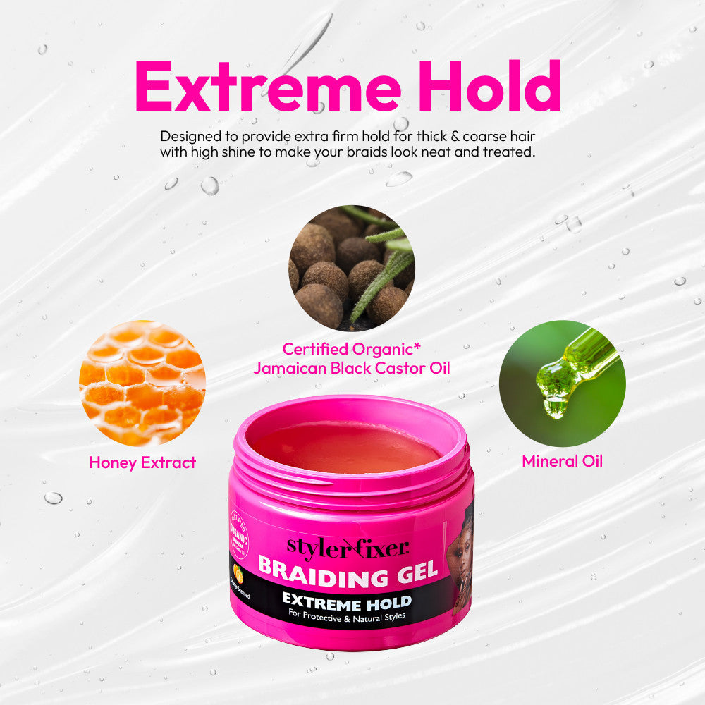 [WHOLESALE] RED Styler Fixer Braiding Gel – Extreme Hold