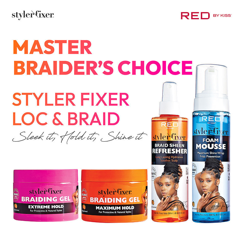 [WHOLESALE] RED Styler Fixer Braiding Gel – Extreme Hold