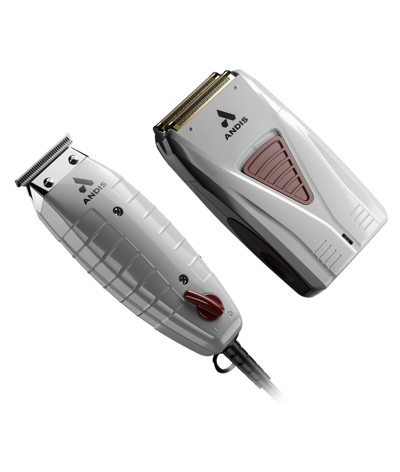 ANDIS Finishing Combo T-Outliner Trimmer & Pro Foil Lithium Titanium Foil Shaver