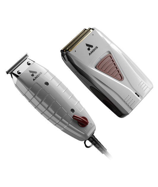 ANDIS Finishing Combo T-Outliner Trimmer & Pro Foil Lithium Titanium Foil Shaver
