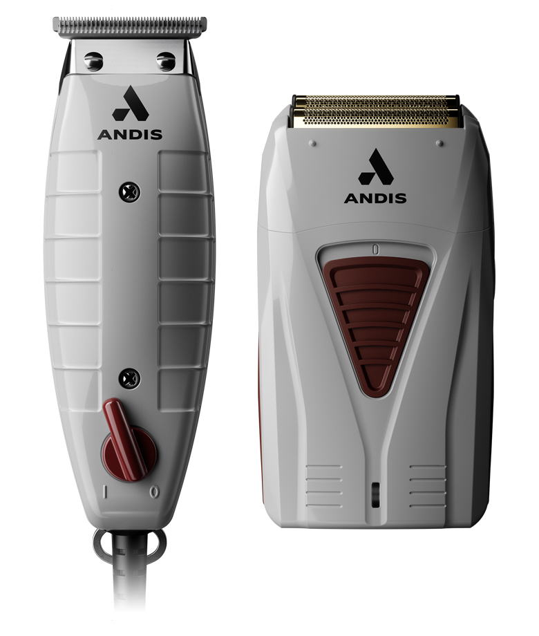 ANDIS Finishing Combo T-Outliner Trimmer & Pro Foil Lithium Titanium Foil Shaver