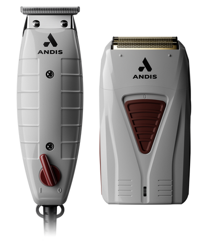 ANDIS Finishing Combo T-Outliner Trimmer & Pro Foil Lithium Titanium Foil Shaver