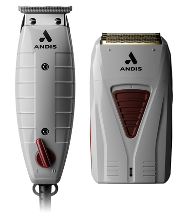ANDIS Finishing Combo T-Outliner Trimmer & Pro Foil Lithium Titanium Foil Shaver