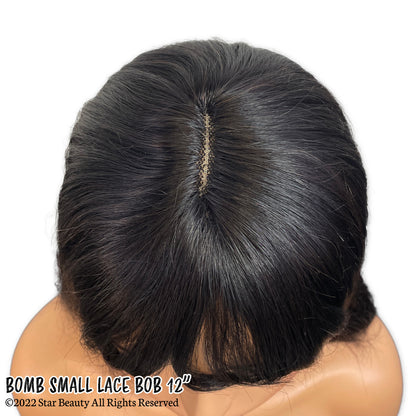 BOMB HAIR 100% Human Hair Bang Bob - Straight (10"-14")