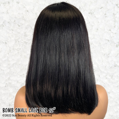 BOMB HAIR 100% Human Hair Bang Bob - Straight (10"-14")