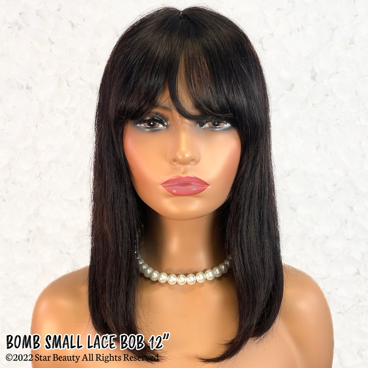 BOMB HAIR 100% Human Hair Bang Bob - Straight (10"-14")