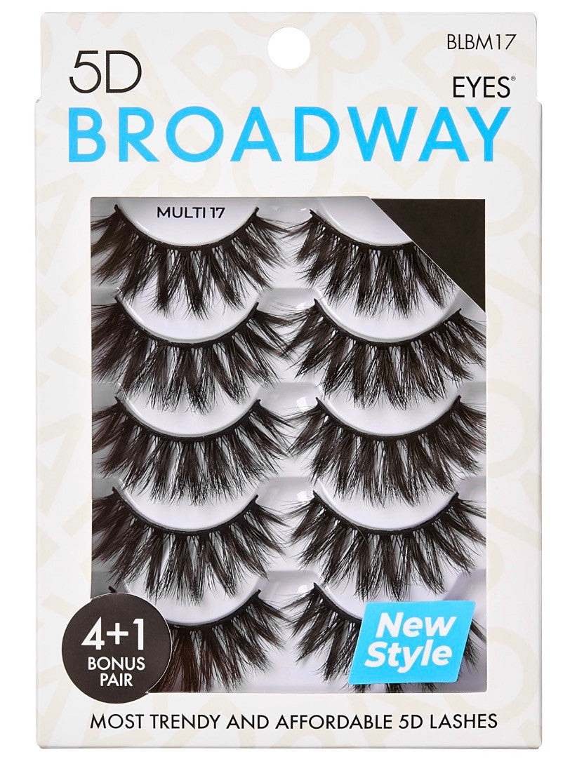 KISS Broadway 5D Lashes 5 Pair Multipack (30 Styles)