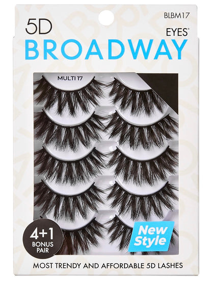 KISS Broadway 5D Lashes 5 Pair Multipack (30 Styles)