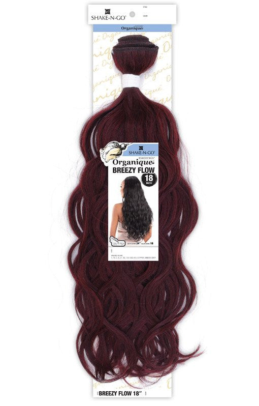 SHAKE N GO Organique Master Mix Weave - BREEZY FLOW (18"-24")