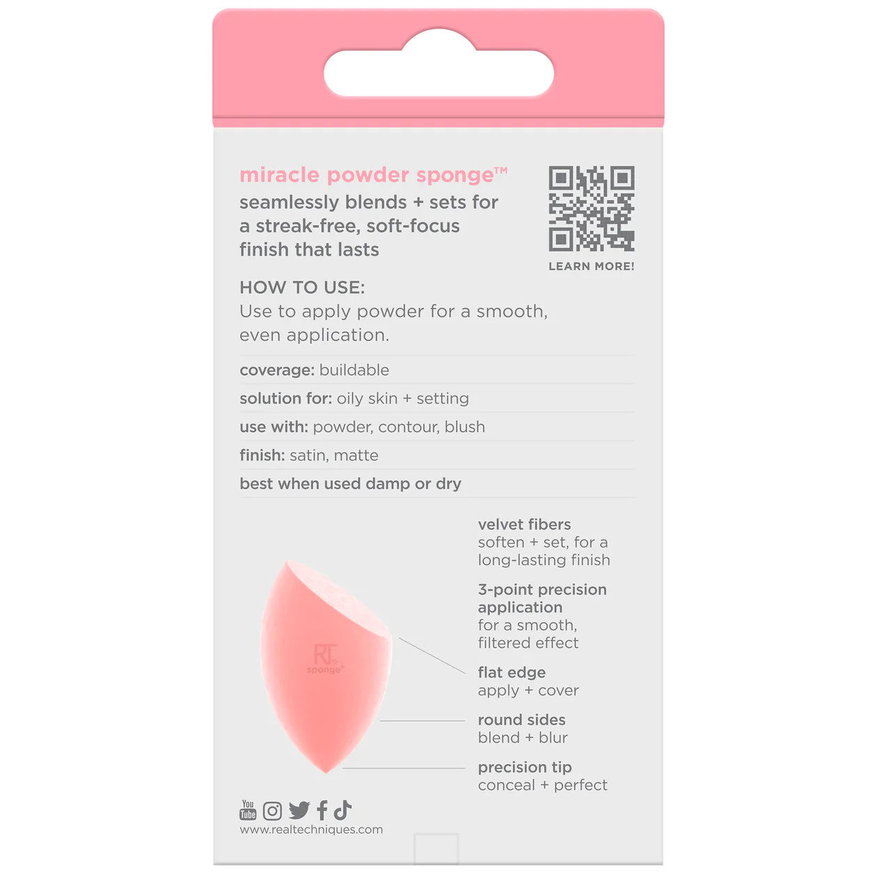 Real Techniques Miracle Powder Sponge