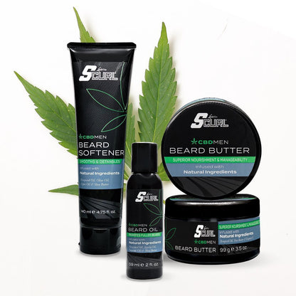 Lusters Scurl CBD Beard Oil (2 oz)